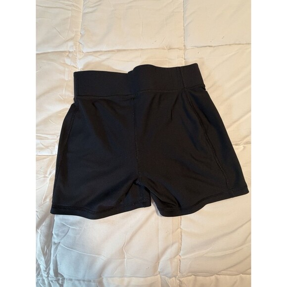 Under Armour HeatGear Mid Compression Shorts Women’s Med Black Stretch 4" Middy - Picture 3 of 6